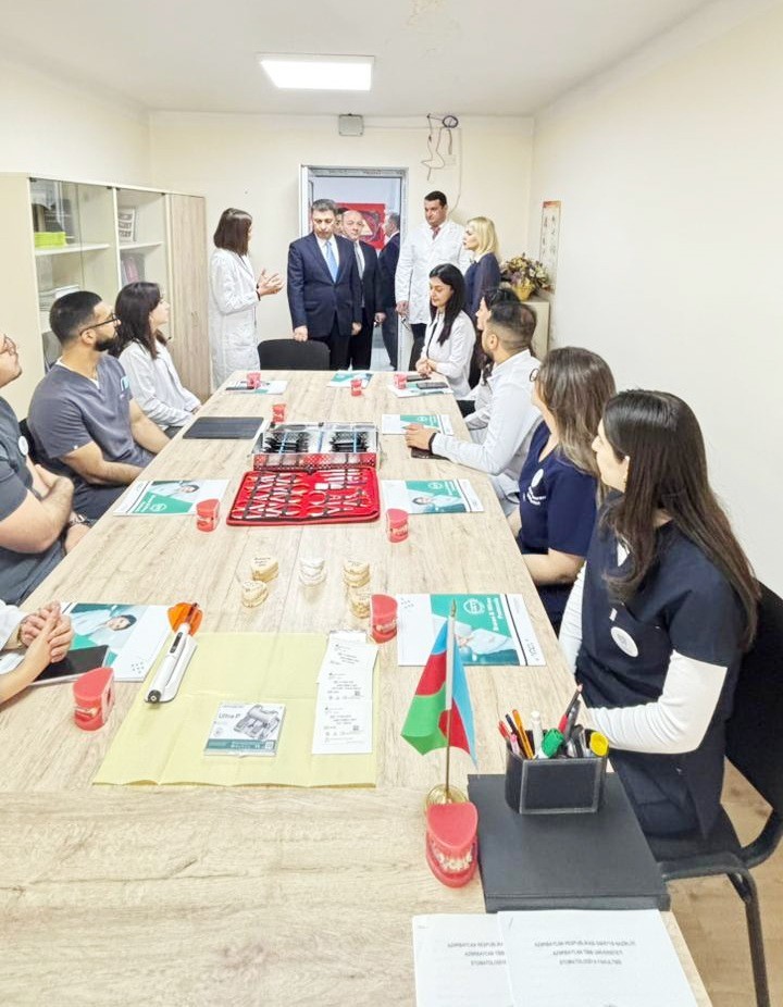 ATU-da stomatologiya sahəsində müasir tələblərə uyğun Tədris Mərkəzinin açılışı olub - FOTO/VİDEO